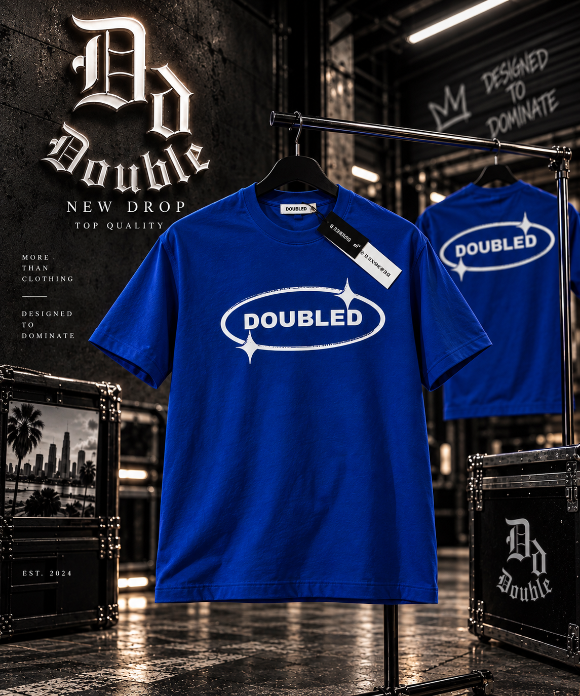DOUBLED UNIVERSE TEE