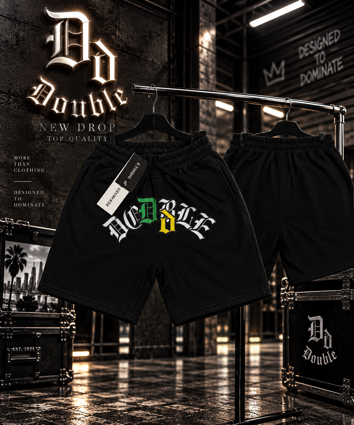 DOUBLED SIGNATURE SHORT