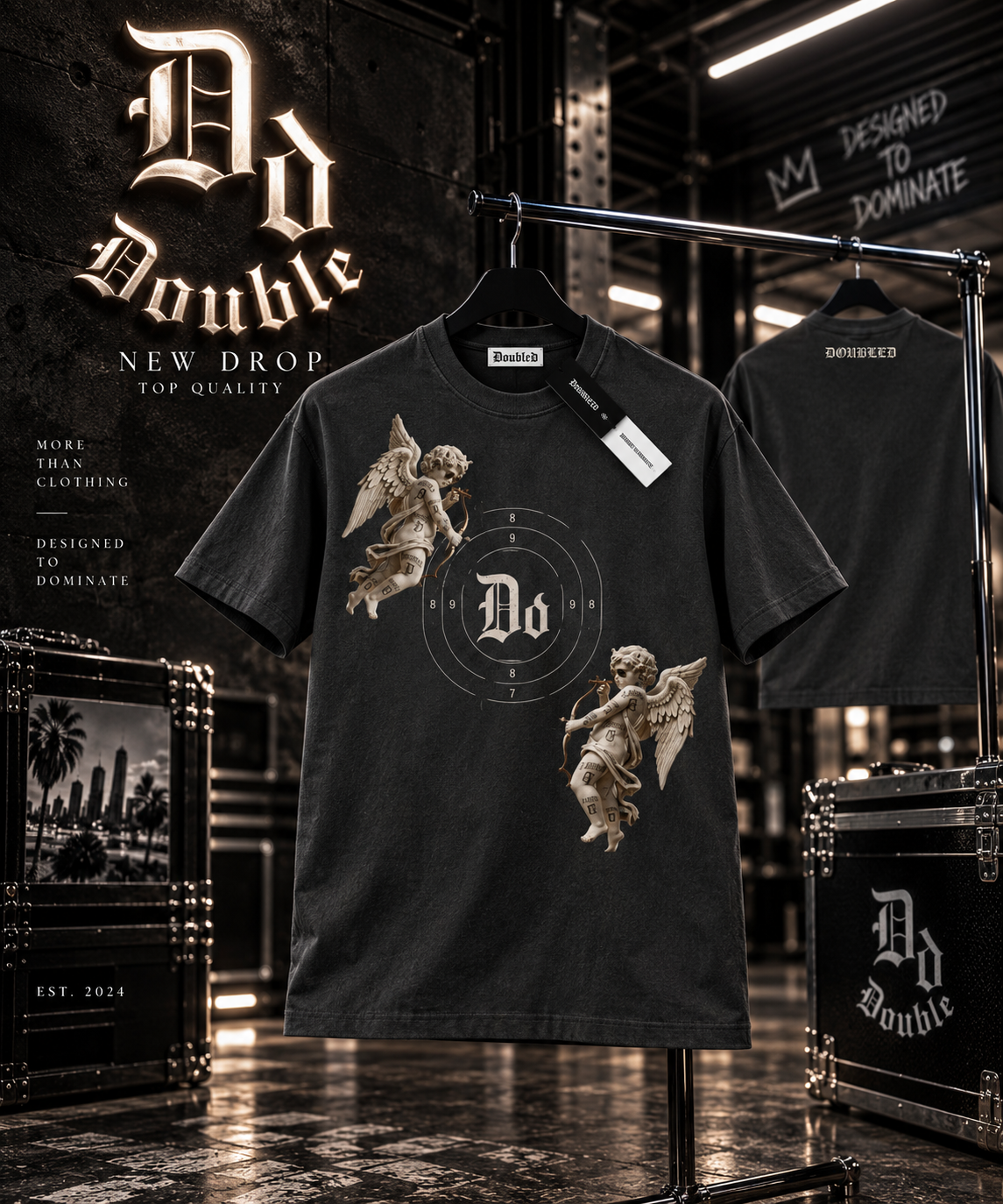 DOUBLED ANGELS TEE